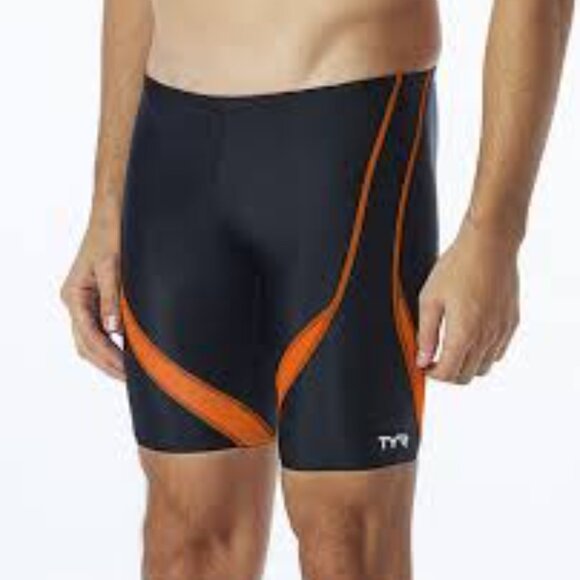 NWOT TYR Alliance Splice Jammer in Black/Orange - Size 30 - Picture 1 of 6